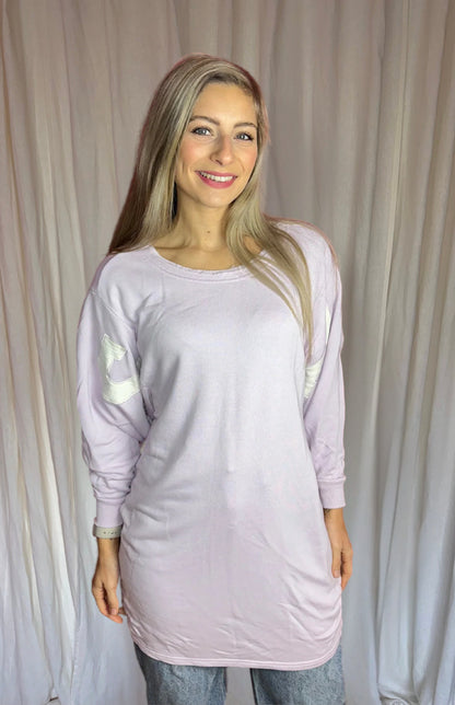 Sweater Elias Rumelis lila maat S
