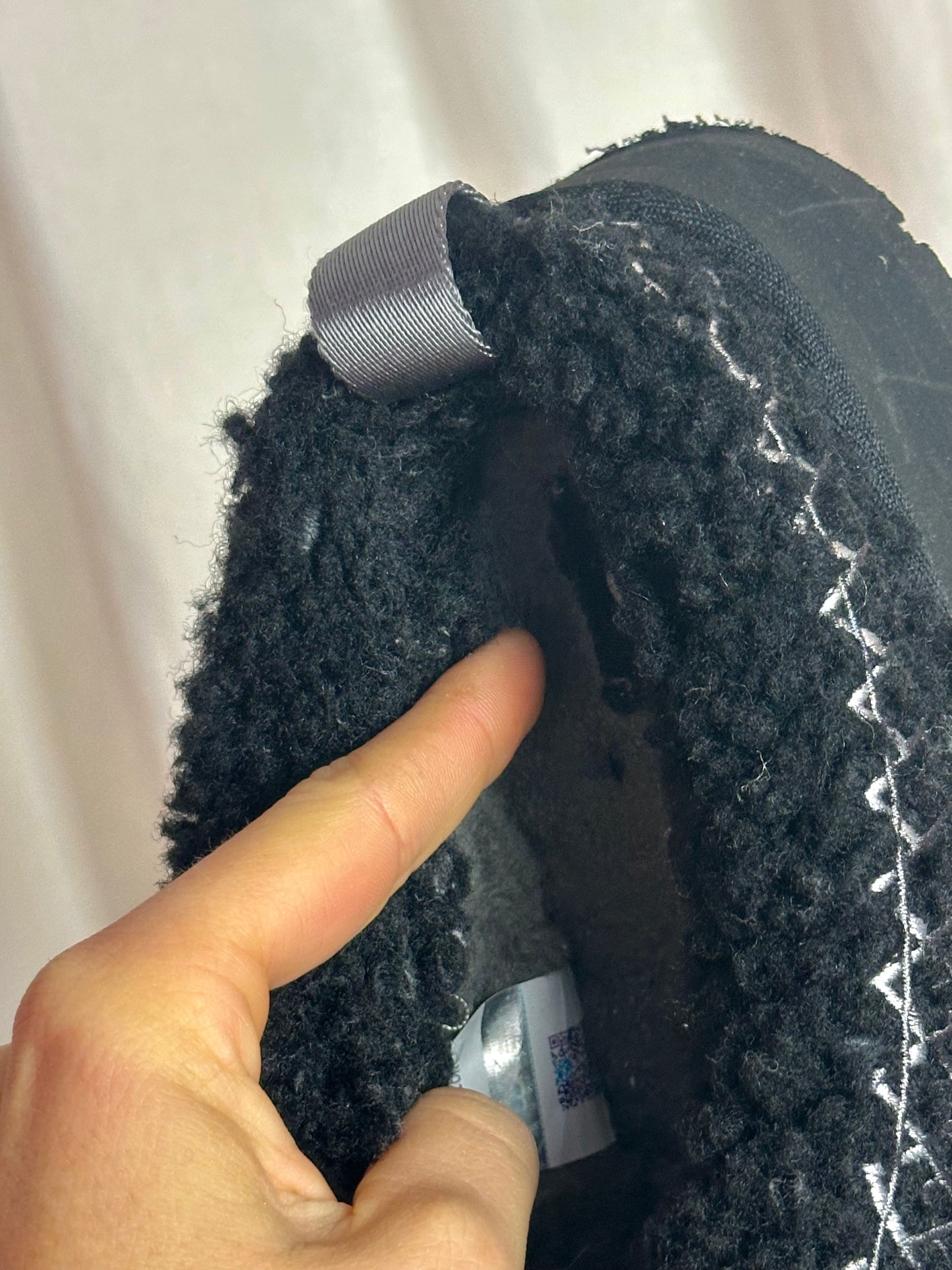 UGG Tazz braid zwart instappers teddy - maat 40