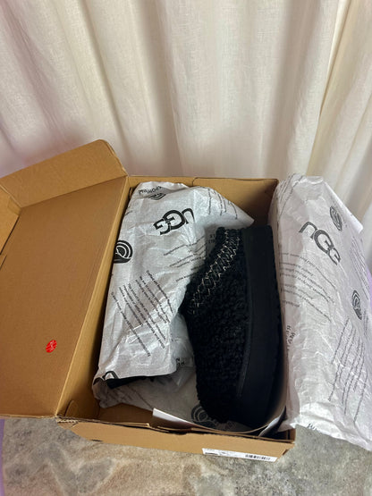 UGG Tazz braid zwart instappers teddy - maat 40