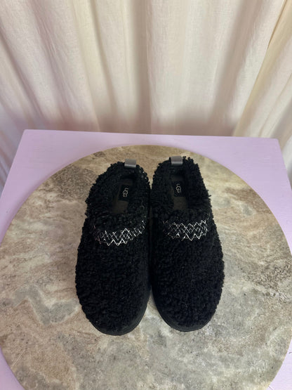 UGG Tazz braid zwart instappers teddy - maat 40