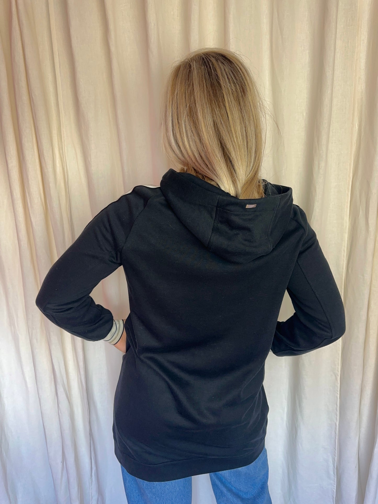 Vest Herno lang zwart bies - maat 38 (M)