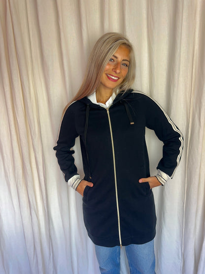 Vest Herno lang zwart bies - maat 38 (M)