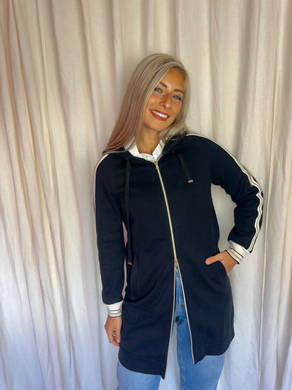 Vest Herno lang zwart bies - maat 38 (M)
