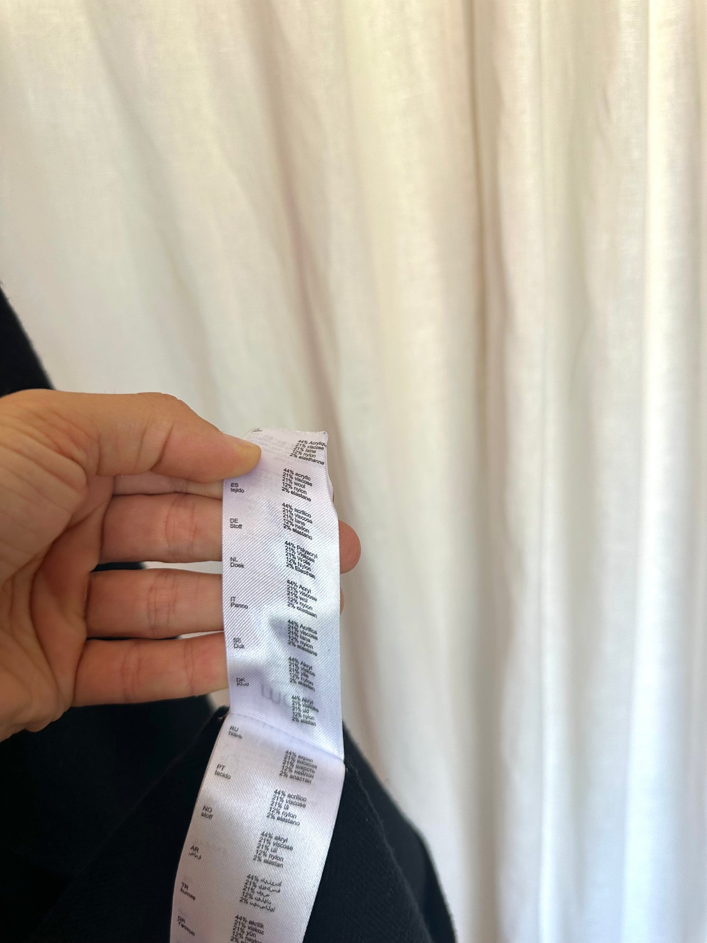 Vest Maje lang zwart onesize