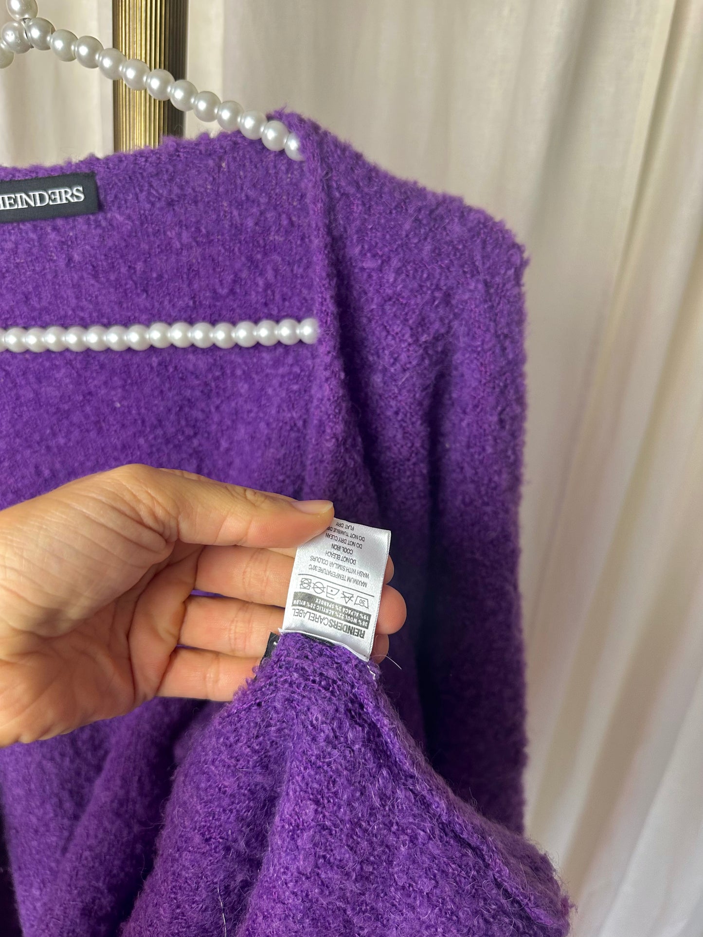 Vest Reinders OS paars onesize