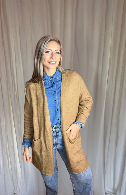 Ensemble gilet camel