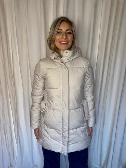 Winterjas Oysho primaloft beige - maat M (38)