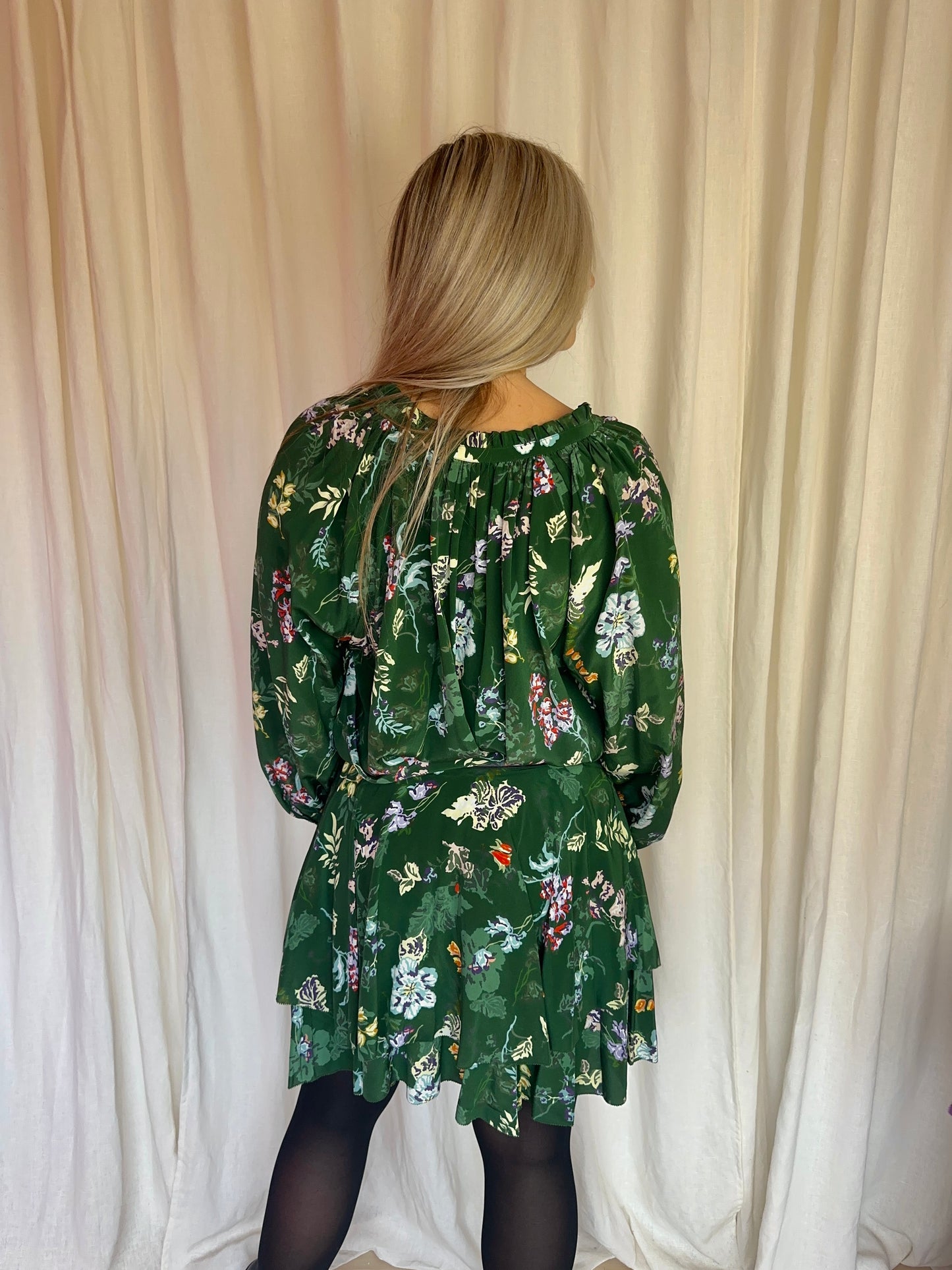 Set twee-delig Zadig&Voltaire (blouse theresa + rok Jim) print groen