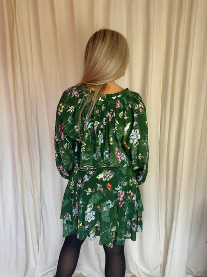 Set twee-delig Zadig&Voltaire (blouse theresa + rok Jim) print groen