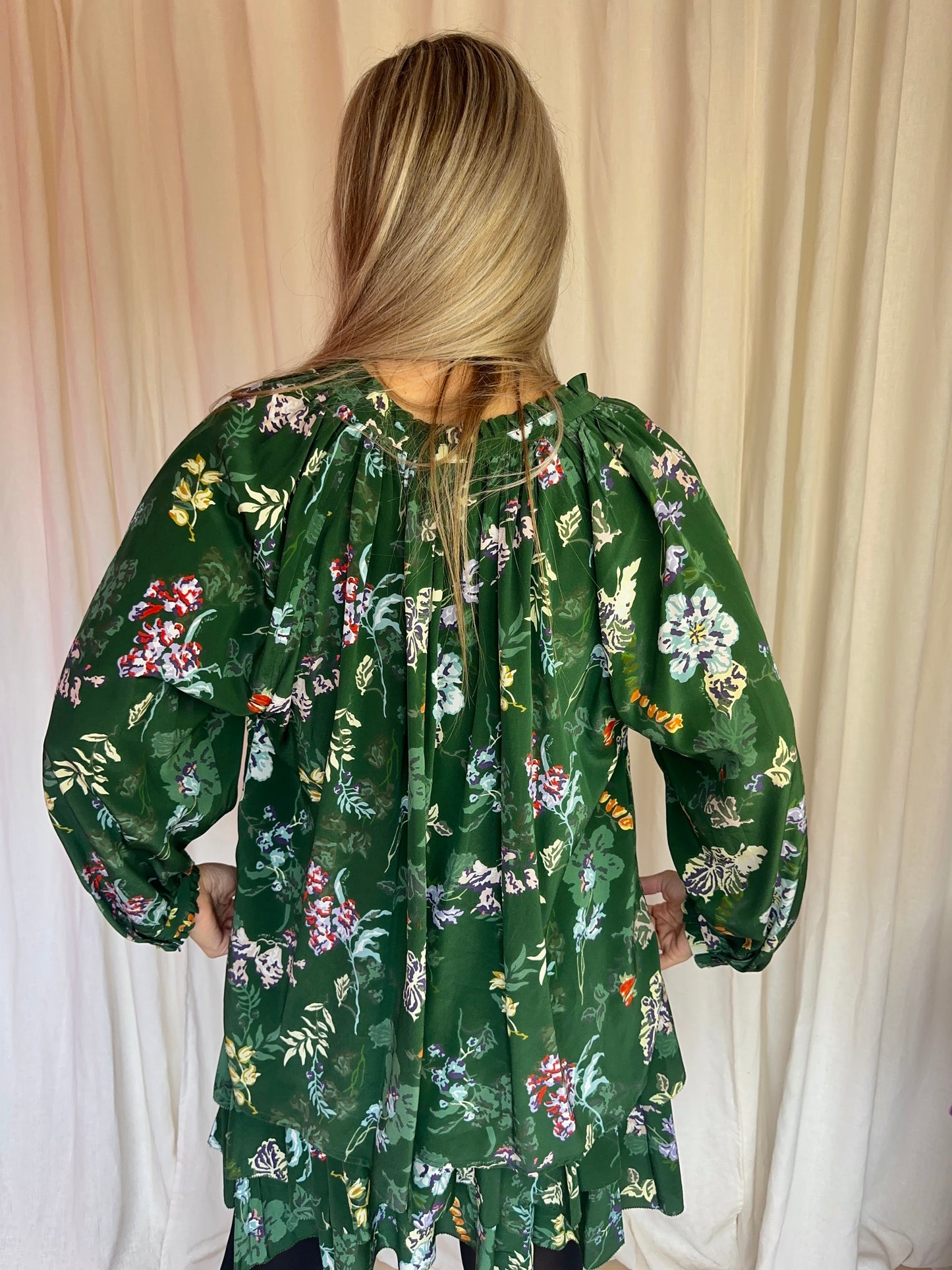 Set twee-delig Zadig&Voltaire (blouse theresa + rok Jim) print groen