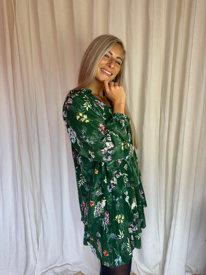 Set twee-delig Zadig&Voltaire (blouse theresa + rok Jim) print groen