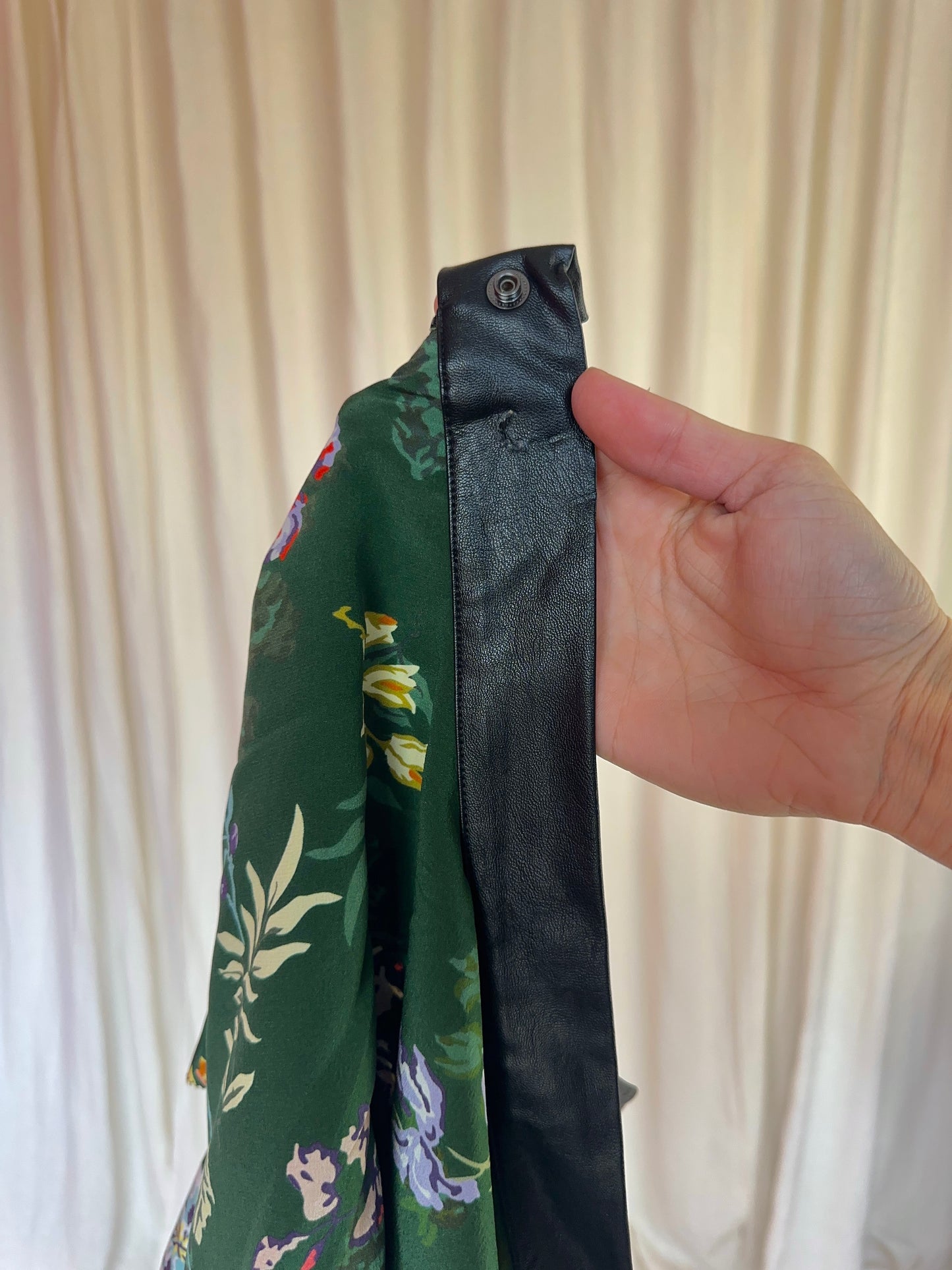 Set twee-delig Zadig&Voltaire (blouse theresa + rok Jim) print groen
