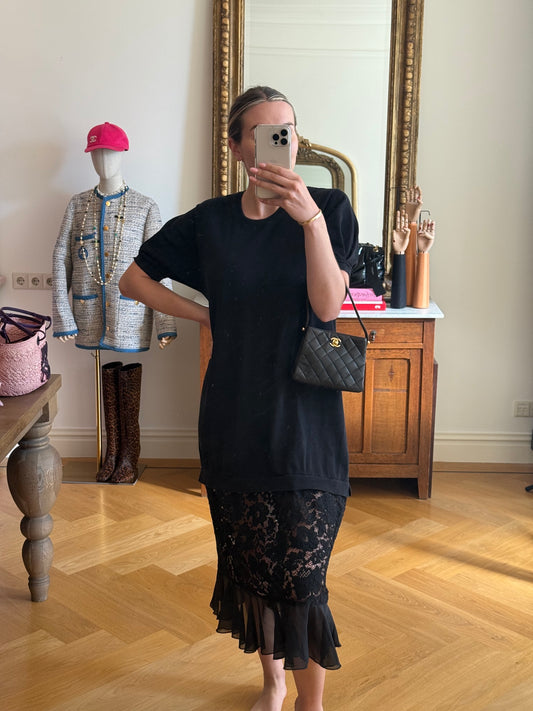 Jurk Twinset kant zwart - Maat XL