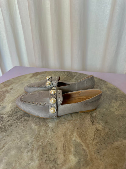 Espadrilles Marquiiz grijs parels maat 36