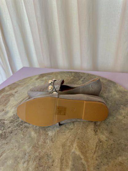 Espadrilles Marquiiz grijs parels maat 36